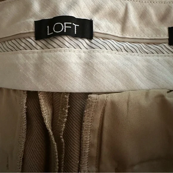 Loft | Tan Julie Trouser Size 6 Short - Picture 6 of 8